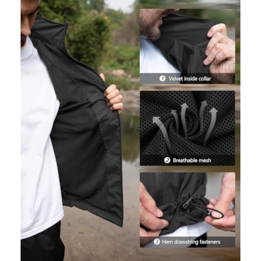 Men's Waterproof Golf Rain Sui - огляд і ціна Fishing Rain Suit