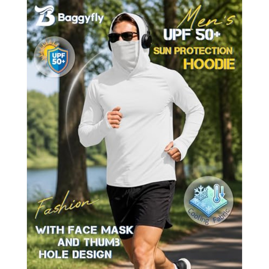 Men's UPF 50+ Sun Protection H - огляд і ціна Fishing Mask Sun Protection