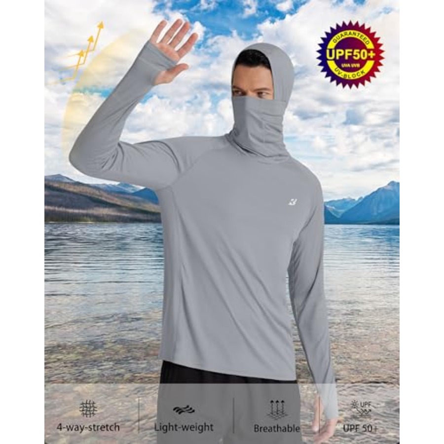 Roadbox UPF 50+ Men's Hooded F - огляд і ціна Fishing Mask Sun Protection
