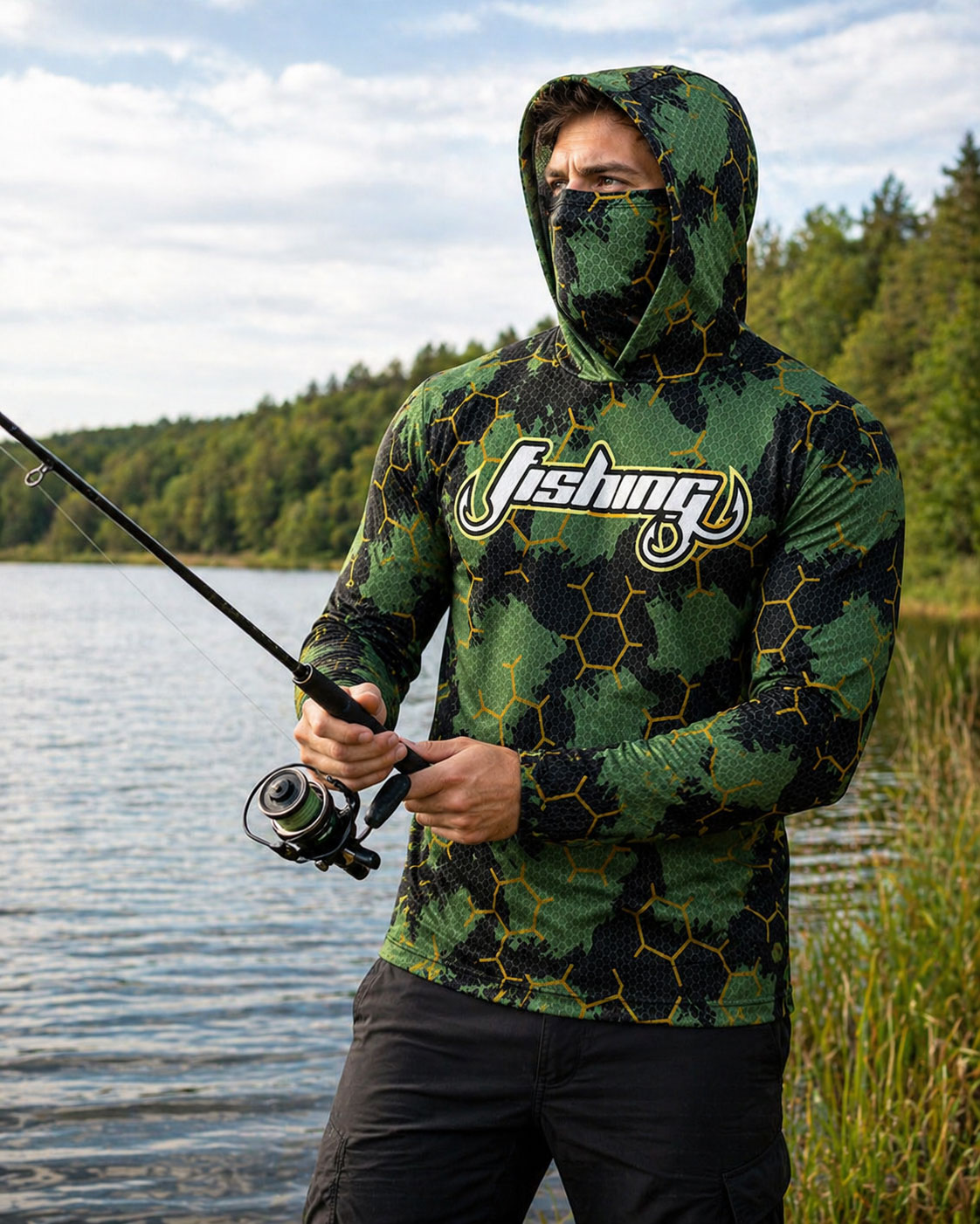 Fishing Hood Riding Tops Wear  - огляд і ціна Fishing Hoodie
