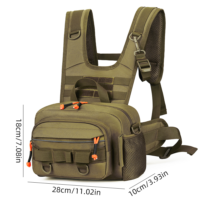 Men Chest Bag Tactical Fishing - огляд і ціна Fishing Backpack