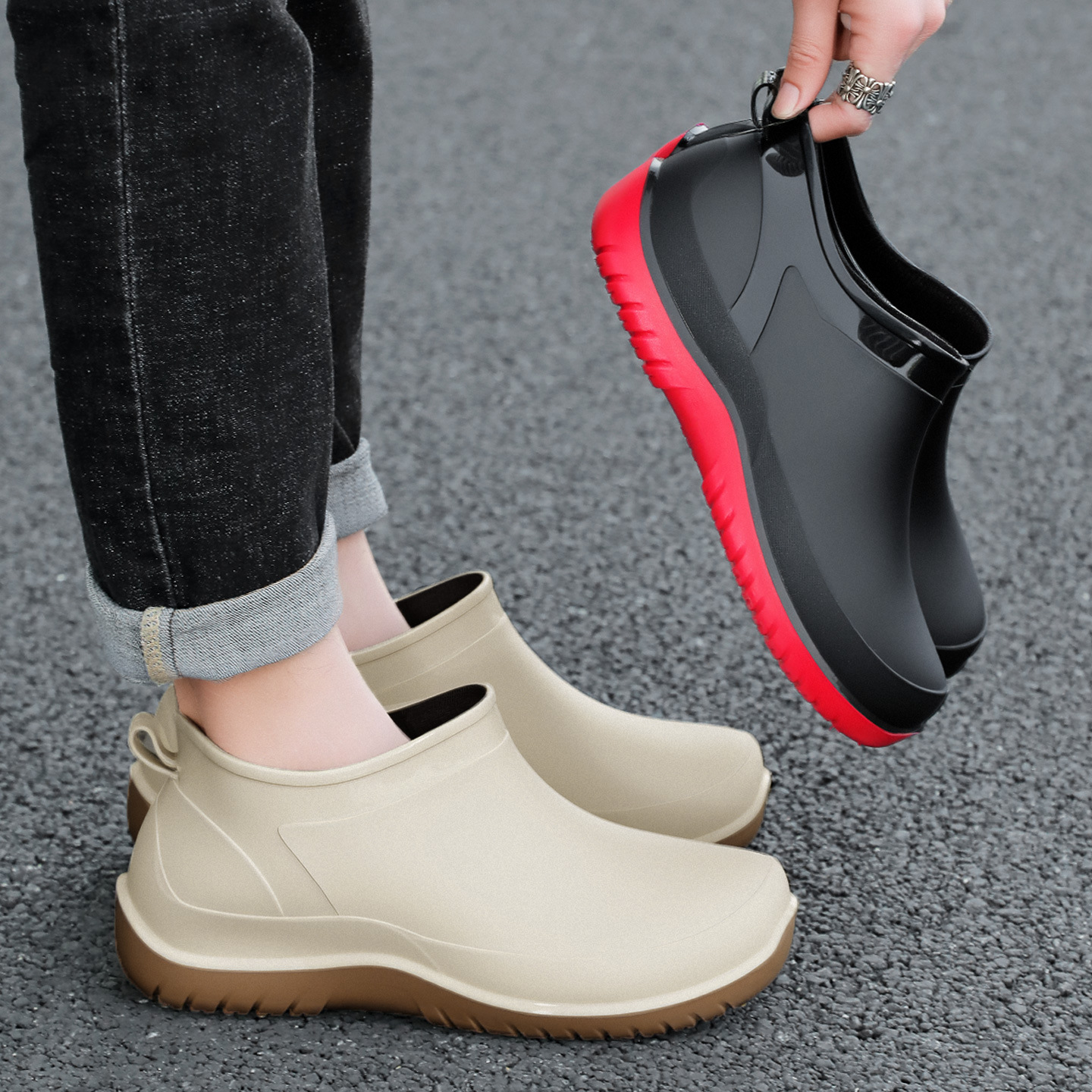 Rain boots Men's Waterproof Sh - огляд і ціна Fishing Boots